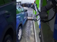 Soluções robóticos no posto de gasolina