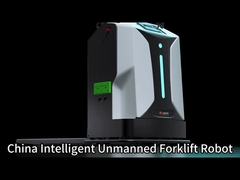Robô AGV Empilhadeira Não Tripulada para Manuseio de Paletes em Armazéns Inteligentes da China