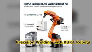 Soluções de automação de robôs de soldagem por arco inteligente KUKA